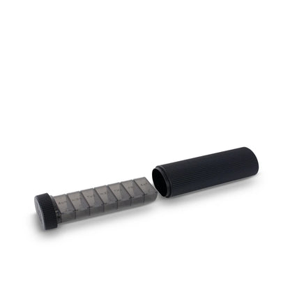 Lucia Gray Stylish Pill Box - Black