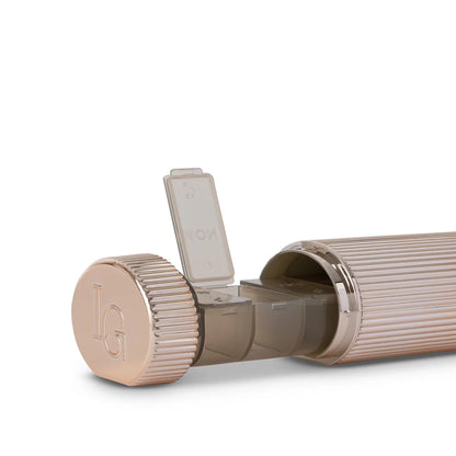 Stylish Pill Box - Champagne Gold