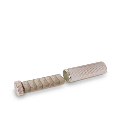 Stylish Pill Box - Champagne Gold