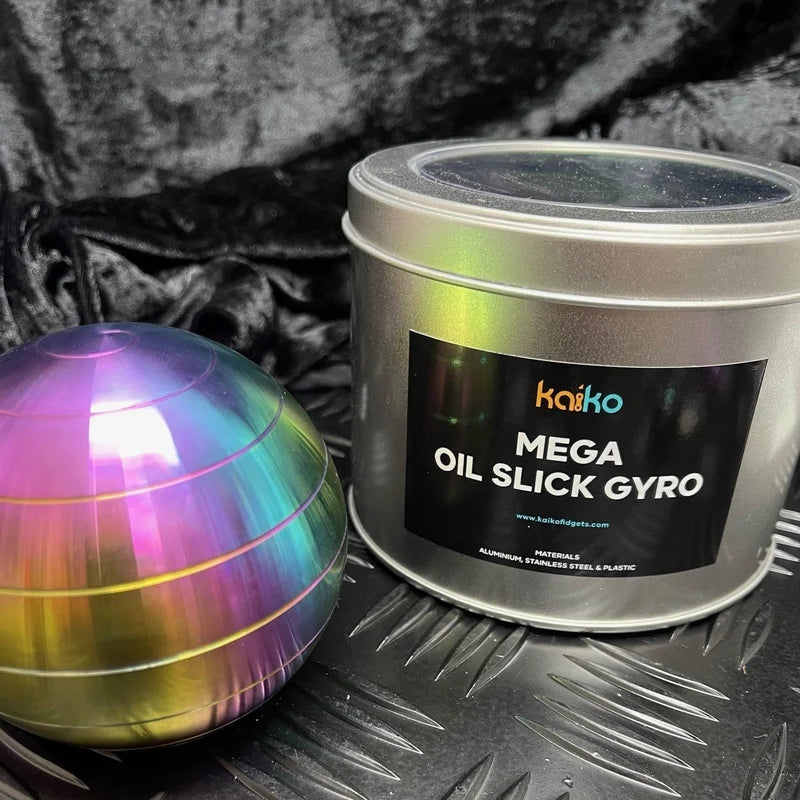 MEGA Oil Slick Spinning Gyro - 807 grams Kaiko Exclusive