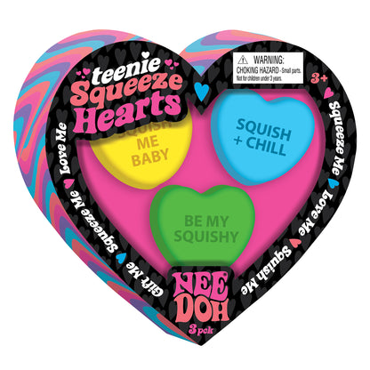 Nee Doh Teenie (3pc) Squeeze Hearts
