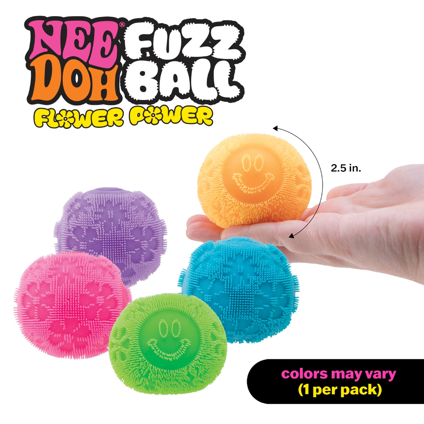 Fuzz Ball Flower Power Nee Doh