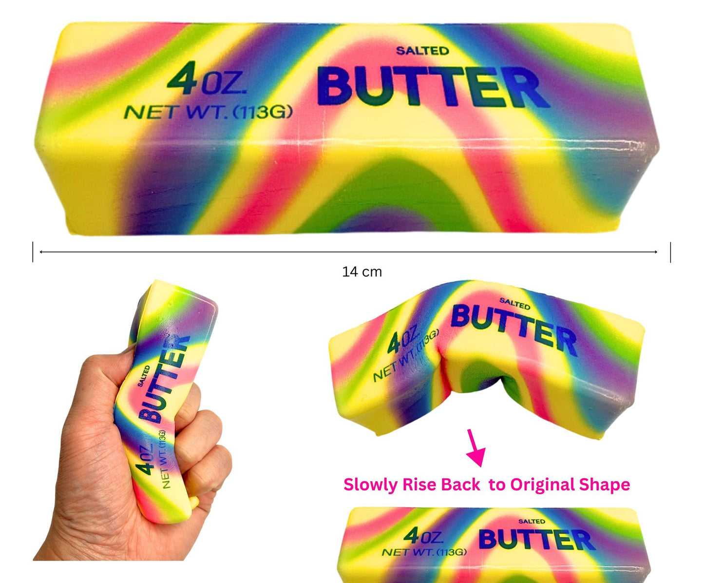 Butter Squishy -Rainbow