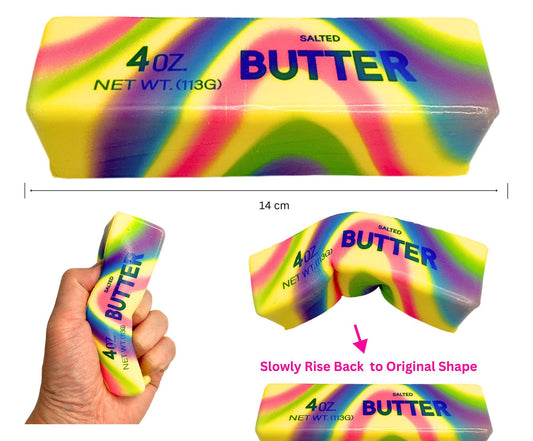 Butter Squishy -Swirl Rainbow