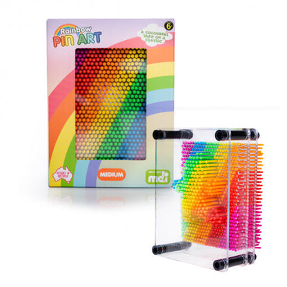 Rainbow Pin Art