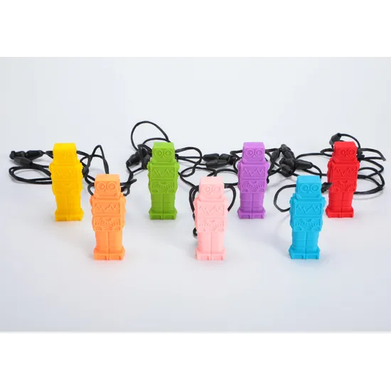 Silicone Chewable Necklace Set of 5