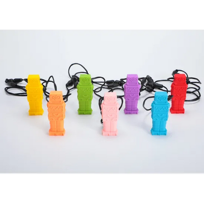 Silicone Chewable Necklace Set of 5