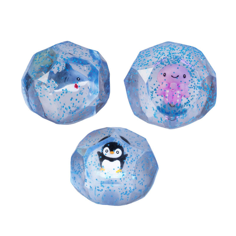 Smooshos Super Squeeze Diamond Sphere GID Sea Animal