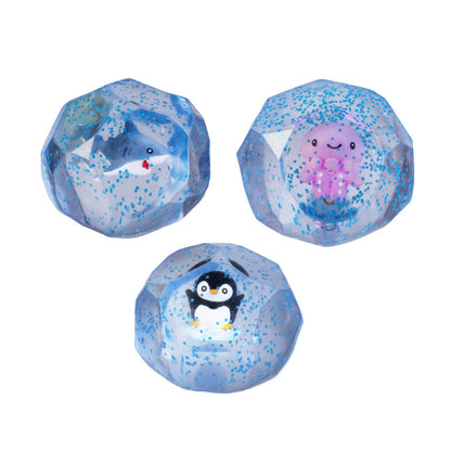 Smooshos Super Squeeze Diamond Sphere GID Sea Animal