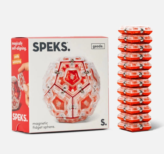 Speks Geode Magnetic Fidget Set Lava