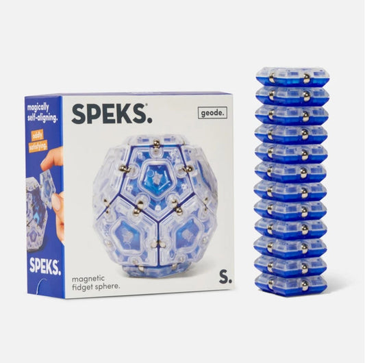 Speks Geode Magnetic Fidget Set Cobalt