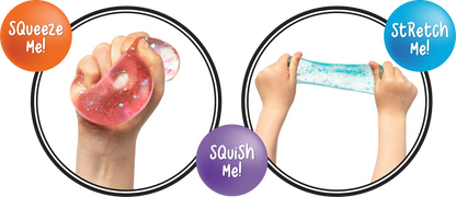 Stretch & Sparkle Shapes Jar of 12
