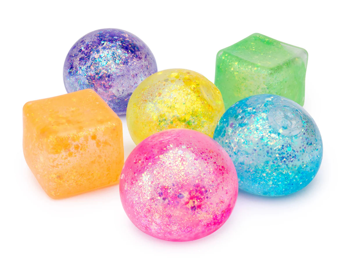 Stretch & Sparkle Shapes Jar of 12