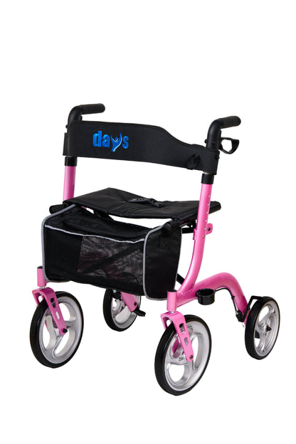Days Superlite Deluxe Rollator Pink