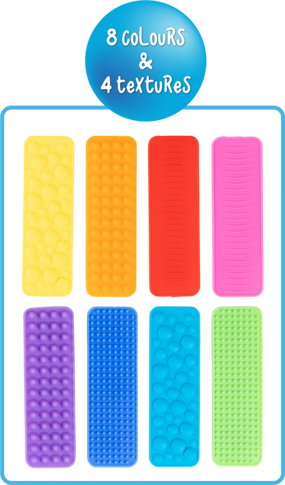 Textured Fidget Strips Set of 8