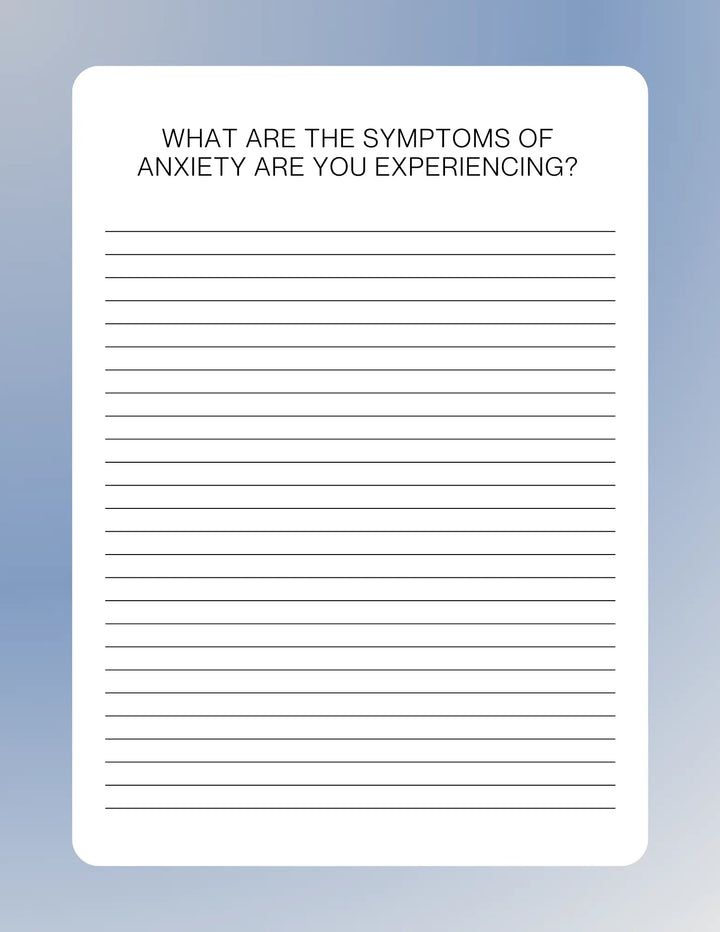 Anxiety Journal: Daily Journal Prompts for Mental Health