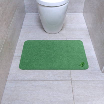 Absorbent and Waterproof Floor Mat - Compact - Green