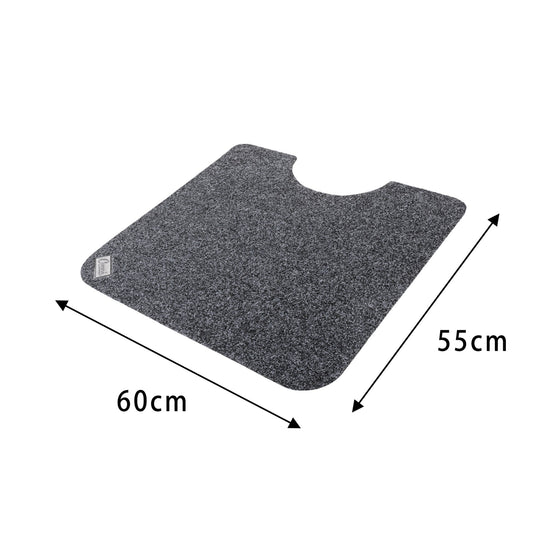 Conni Toilet Floor Mat - Marble