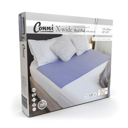Conni X-wide Bed Pad with Tuck-ins - Mauve