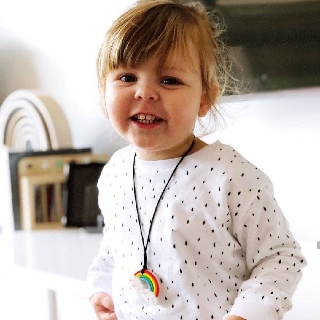 Jellystone Designs Silicone Rainbow Pendant