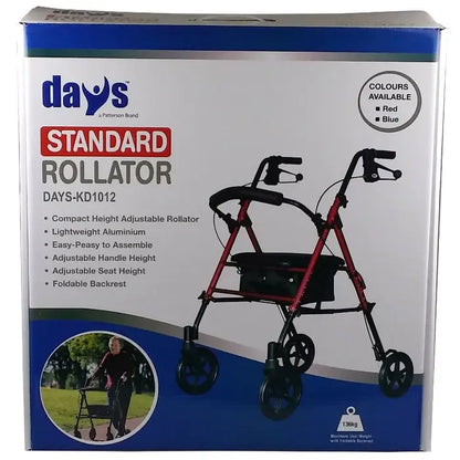 Days rollator in a box- Red