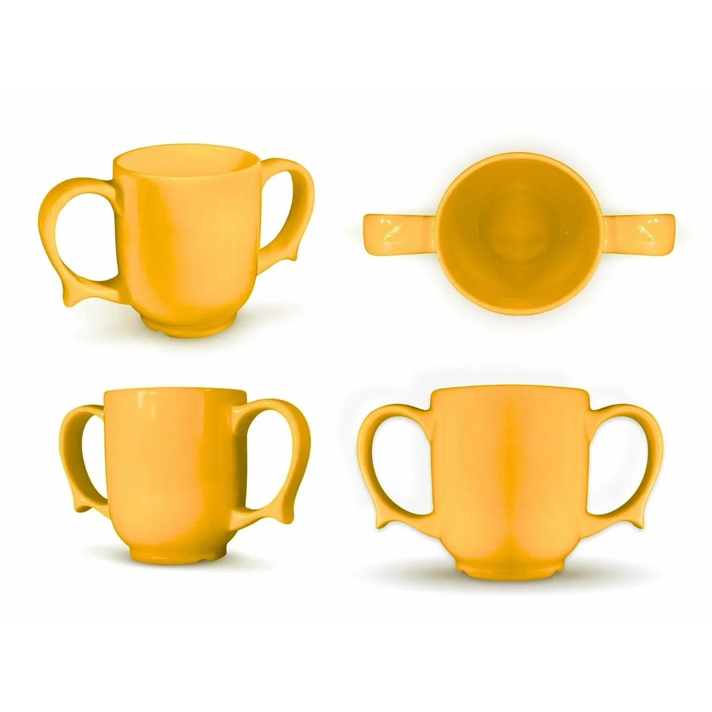 Dignity By Wade Two Handled Mug (250ml) - Yellow
