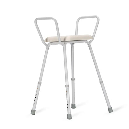 Economy Shower Stool with Padded Seat