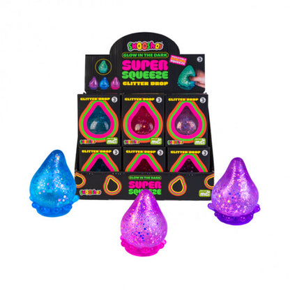 Smoosho's Super Squeeze GID Sparkle Drop