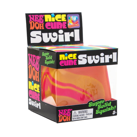 Nice Cube Swirl Nee Doh Orange