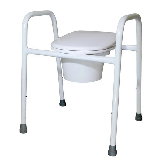 Over Toilet Frame Seat with Splash Guard and Pan 520mm