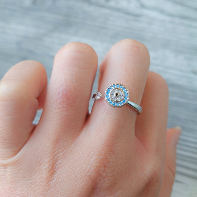 Serenity Spinning Ring Silver