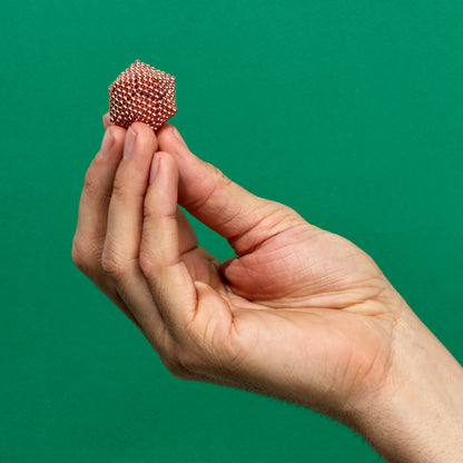 Metallic Speks Mini Magnet Balls Rose Gold