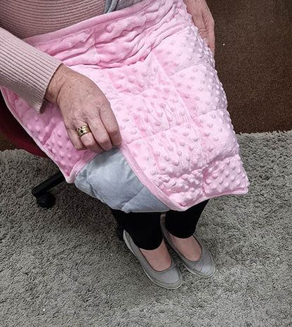 Weighted Lap Blanket Pink