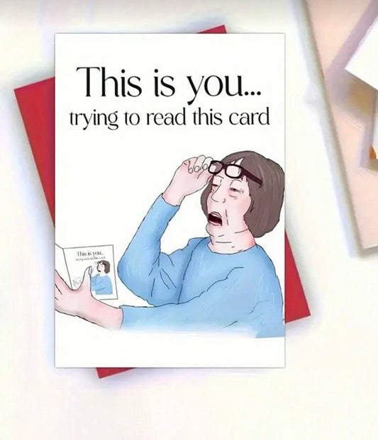 Greeting Card- This is you... Female